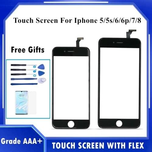 Touch Screen Digitizer For iPhone 5 5s 6 plus 6S se 5c Touch screen Front Touch Panel Glass Lens For Iphone 6s Phone Accessories