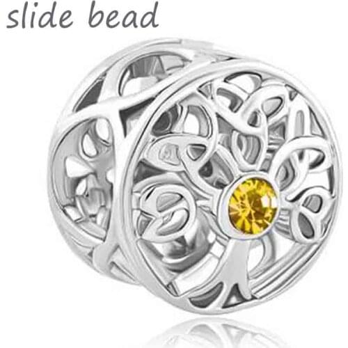 Slide Bead Yellow Bracelets