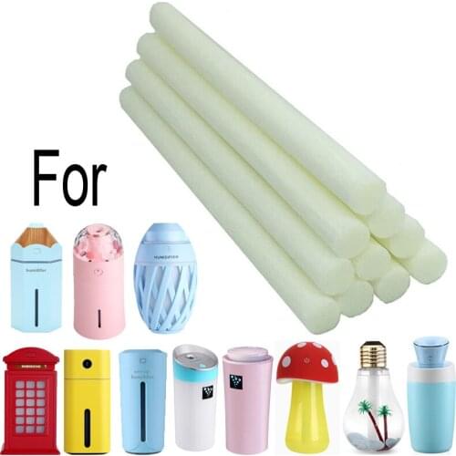 Car Humidifier Sponges Refill Sticks Filter Wick Replacements 10-Pack for Car Mushroom Light bulb Humidifier Diffuser