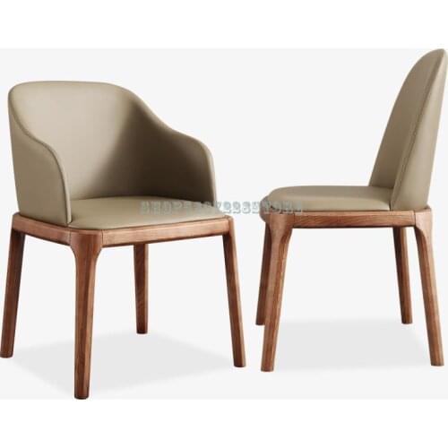 Chair Household Solid Wood Dining Chair Modern Simple Stool Back Chair Desk Chair Nordic Solid Wood Chair Net Red Makeup Chair