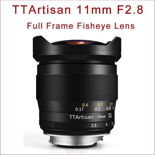 TTArtisan 11mm F2.8 Fisheye Lens Full Frame for Leica M Sony E Nikon Z mount Camera A7R3 A7S A6300 Z7 Z6 MF Manual Focus