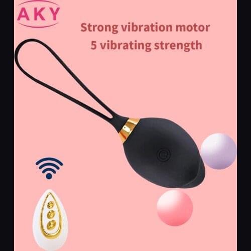 Wireless Remote Control Rose Vibrators Sex Toys For Women Kegel Balls Vibrators Vaginal Tight Exercise Vibrating Eggs Sex Shop