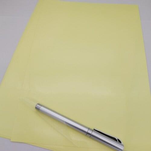FUNCOLOUR Upgrade Quality 25 Micron Thickness A4 Blank High Clear/Transparent Label Sticker Paper for Laser Printer