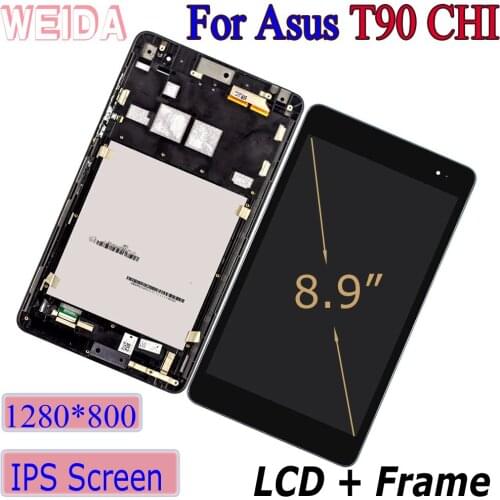 WEIDA For ASUS Transformer Book T90 CHI LCD Display Touch Screen Assembly With Frame t90chi