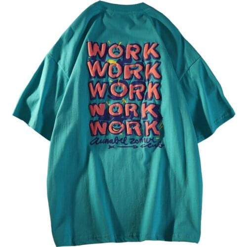 Summer Casual Women Clothing Bubble Print Harajuku T Shirt Letter Work Pink Short Sleeve Tees New Style Korean Comics Tops 2021