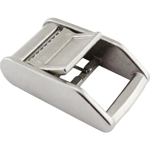 1Stainless Steel Cam Flap Buckle for 25mm Width Tie Down Luggage Cargo Load Lash Strap Silver