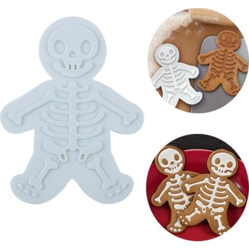 1pcs Skull Shape Cookie Biscuit Cutter Mold Cake Pastry Baking Mould Pastry Fondant Mould Cake Decorating Tools