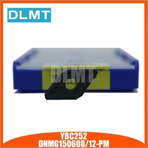 10PCS YBC252 DNMG150608 DNMG150612 PM Carbide Inserts for Turning Machining turning plate