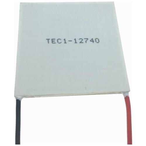 12V High Current 40A Semiconductor Refrigeration Sheet TEC1-12740 High Power 62*62MM Industrial Instrument Cooling