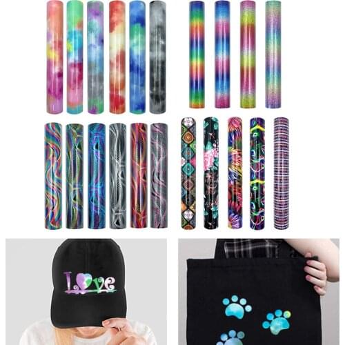 4/5/6pcs Heat Transfer Vinyl for Making T-Shirts Hats Bag HTV Vinyl Rolls