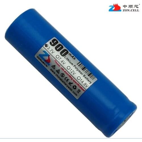 In 800mAh 3.7V AA 145005 LED type lithium battery flashlight camera toy Rechargeable Li-ion Cell