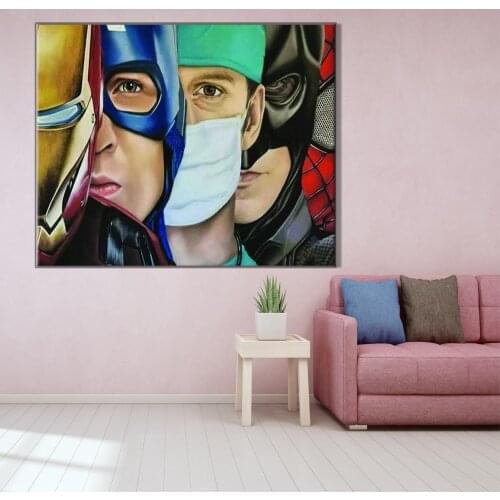 Full Drill DIY 5D Diamond Painting Superhero Doctor Diamond Painting Diamond Embroidery Cross Stitch Arts Crafts For Home Decor
