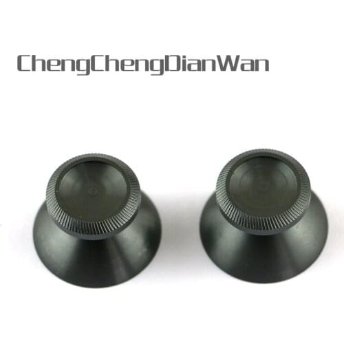 2pcs=1pair aluminum metal analog joystick caps Alloy Analog Thumbstick 3D Mushroom Cap for xbox360 Controller