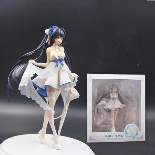 Anime Figure Myethos Raiden Mei MmiHoYo Wedding Dress With Umbrella Sexy PVC Action Figure Collectible Model Toys Doll Juguetes