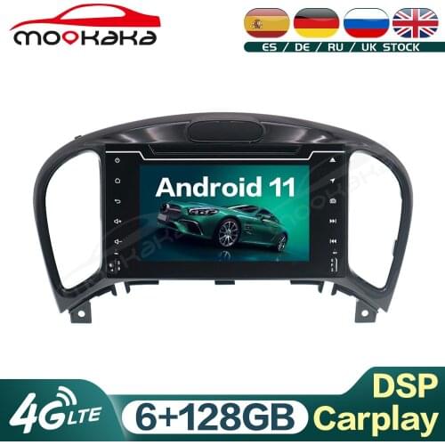For Nissan Juke 2011-2017 Android 11 6G+128GB Car Multimedia Player Auto Radio GPS Navigation Audio Stereo Head Unit Carplay DSP
