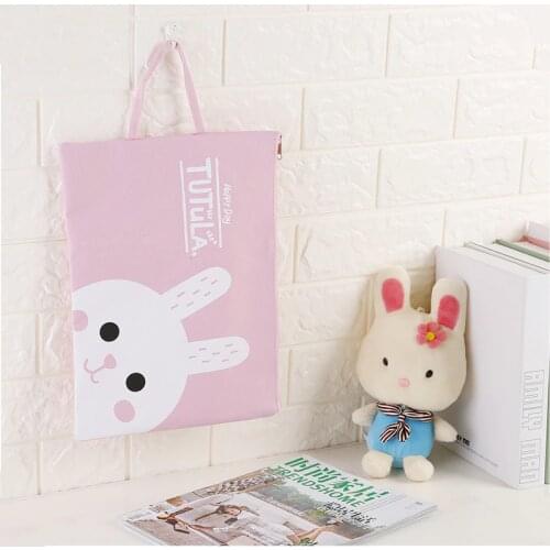 1pcs Kawaii Cartoon Animal A4/A5 Oxford Cloth File Holder 3 style Stationery Document Bag School Supply waterproof file folder
