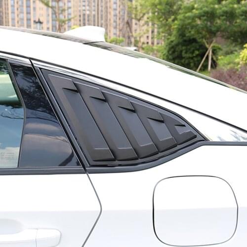 For Honda Accord 2018-2021 Rear Side Quarter Window Vent Scoop Louver Panel Cover Trim Car Styling