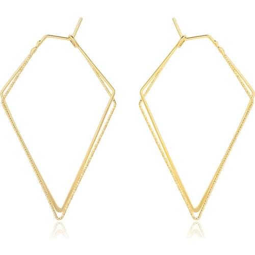 Glamour Earrings 2019 New Tide Temperament Niche French Atmosphere Fashion Net Red Geometric Earrings Womens Clothing