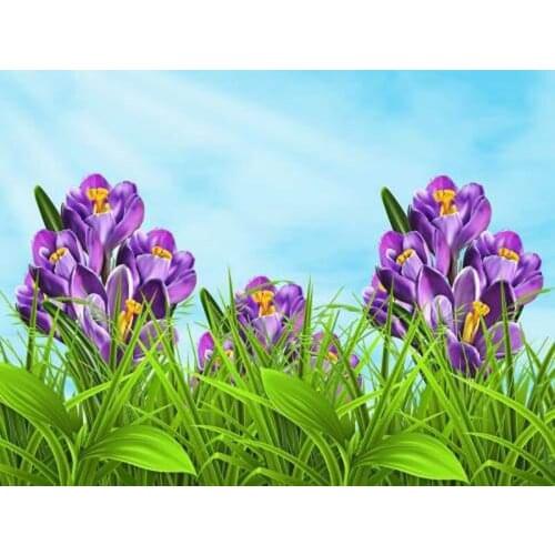 GLymg Embroidery Handicrafts 5D Diamond Embroidery Diy Diamond Painting Craft Kits Tulip Green Oil Mosaic Gift Wall Arts Decor