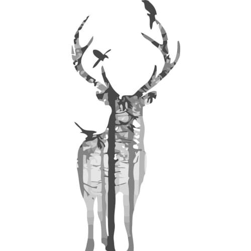 DIY 40X50 Oil Painting By Numbers Deer Image paint by numbers On Canvas Home Decor Digital Painting chrismas