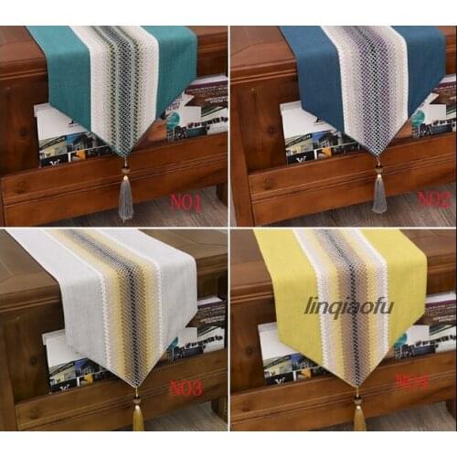 New Chinese table runners modern cotton table flag Nordic table mat coffee table cabinet tablecloth