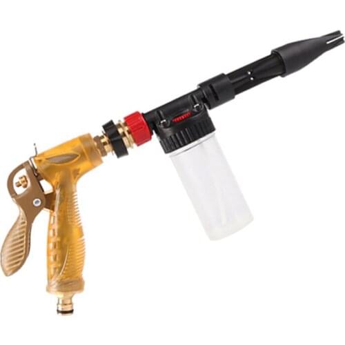 Car Wash Water Gun High Pressure Foam Sprayer Garden Watering Spray Nozzle Set Sprinkler Irrigation Water Jet Cleaning Tool