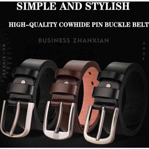 Men Waistband Genuine Leather Belt Luxury Girdle Belts Men Cowskin Fashion Strap Male Jeans For Man Cowboy