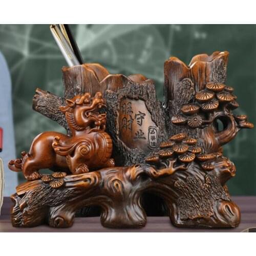 CAI PI xiu pen furnishing pieces village secretary general office desktop decorations teachers' Day gifts