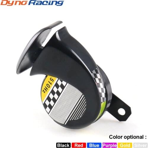 Universal 12V DC 130dB Snail Air Motorcycle Horn Siren Loud 510Hz for Car Truck Motorbike Waterproof