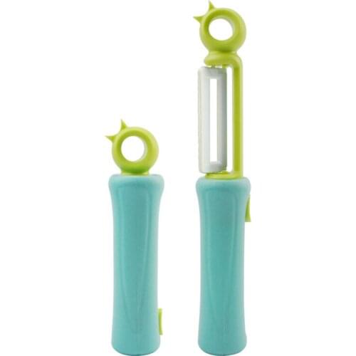 Middia Ceramic Retractable Peeler for Fruit and Vegetable Kitchen Peeler very convenient for camping