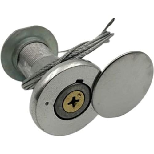 Garage door lock universal pull cord lock C-class leaf lock cross flap door emergency lock