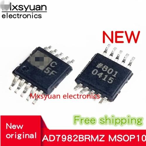 1pcs~10pcs/lot AD7982BRMZ AD7982BRM AD7982 C5F MSOP10 New original In stock