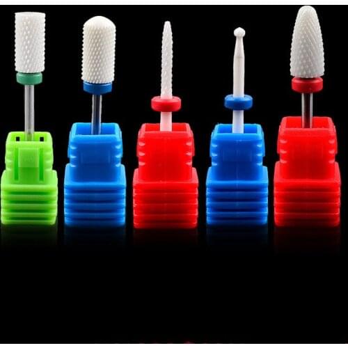 1pcs Silicone Nail Art Drill Bit for Electric Manicure Drills Machine Grinder Milling Cutter Nail Files Polishing Equipment