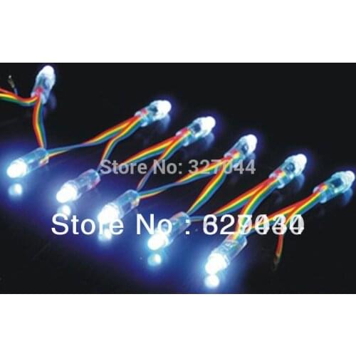 100pcs/lot Adverting 12MM RGB Pixel Modules Led String Light For Advertisement Colorfull