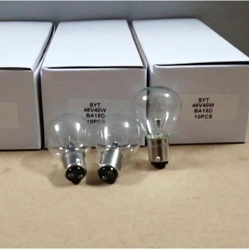 Beacon lamp bulb Beacon light Warning lamp bulb BA15D 56V 40W LAMP BULB DOUBLE CONTACTS For Japanese Electric Forklift