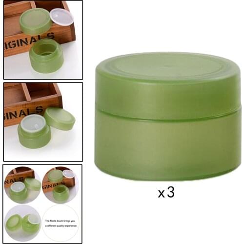 3 Pcs Small Containers Jars Cosmetic Lotion Creams Salves Storage Case Lotion Jar Travel Cosmetic Container Cream Jar