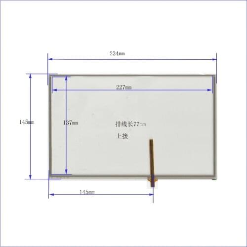 ZhiYuSun 235mm*145mm 4 wire resistive Touch Panel AT 462 A1 10.4 inch Touch Screen Glass FOR TABLE for laptop 235*145
