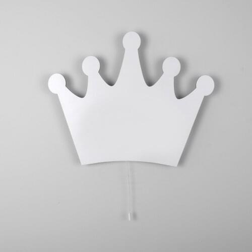 White Crown Wooden Design Lighting Decorative Modern Bedroom Wall Lamps Led Light Night Light 2021 Model 018