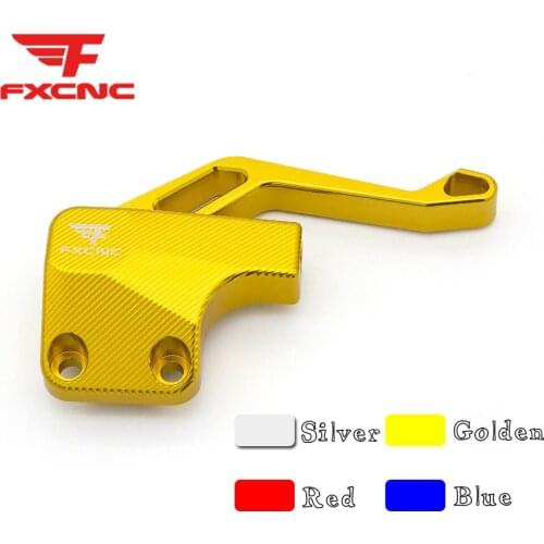 For Yamaha YFM700R 2008 - 2018 17 16 15 14 13 Gold CNC Aluminum Motorcycle Hand Parking Brake Lever Motorbike Accessories FXCNC