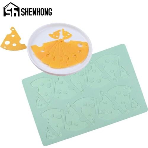 SHENHONG Fondant Mold Cake Decorating Tool Silicone Mould Cheese Shape Pastry Sugarcraft Dessert Form Kitchenware Baking Tray