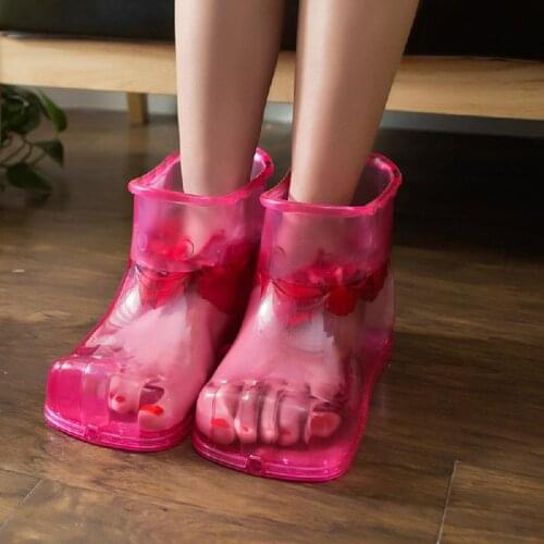 FootTub Foot Soaking Bath Massage Therapy Shoes Boots Portable Massage Feet Relaxation Slipper Acupoint Health Care Relieve Pain