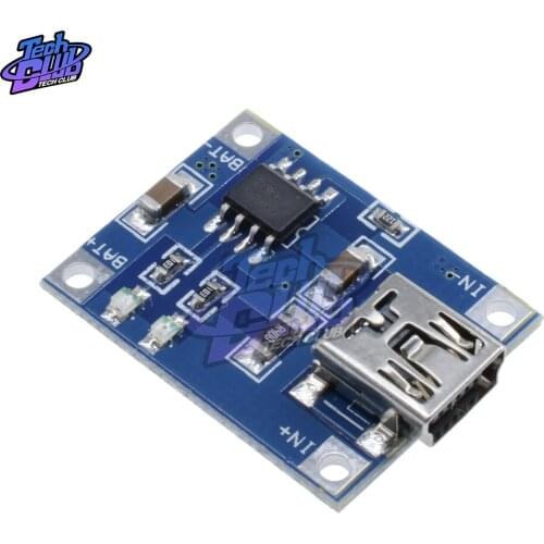 Micro USB 5V 1A 18650 TP4056 Lithium Battery Charger Module Charging Board With Protection Dual Functions 1A Li-ion