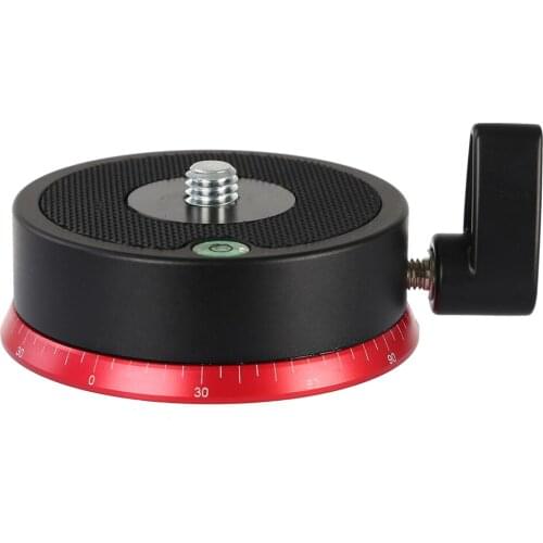 Moveski PB-75 Alloy Panoramic Tripod Head with Bubble Level for SLR Camera Fotografia Photography Accessories