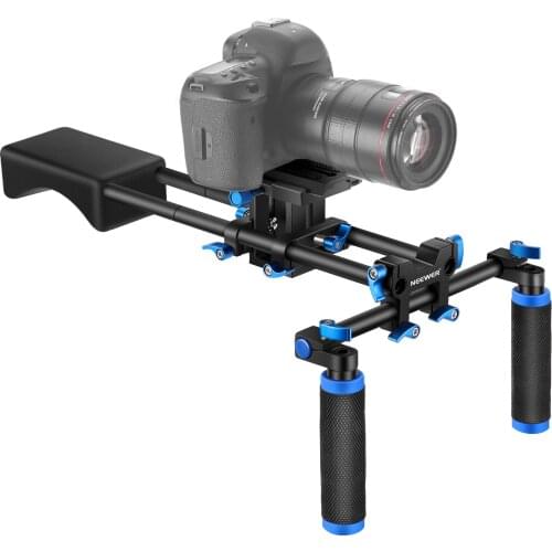 Neewer Portable FilmMaker System With Mount Slider, Soft Rubber Shoulder Pad and Dual-hand Handgrip For All DSLR Video Cameras