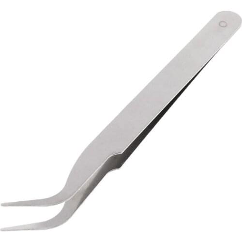 Stainless Steel Clip Cleaning Tweezers Pet Ear Grooming Reptile Feeding Supplies