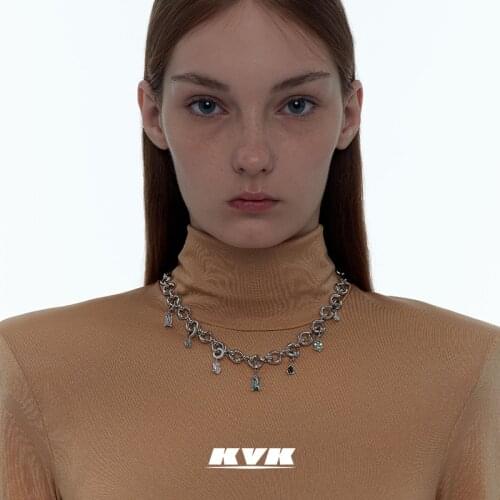 618 Pre-sale KVK venom decoration (detachable reorganization) Twist necklace Light luxury niche design necklace female