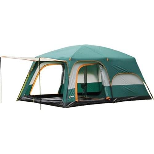 Two rooms and one living room tent outdoor 5 people 6 people 8 people outdoor one room and one living room family