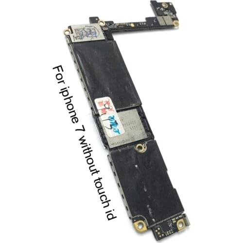 Full work unlocked 256gb for iphone 7 Motherboard without Touch ID,100% Original unlocked for iphone 7 Logic boards