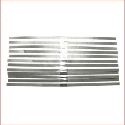 12 Pcs ( 4mm Width )Dental Metal Polishing Stick Strip with Single Side of Alumina-Plated Sanding Surface