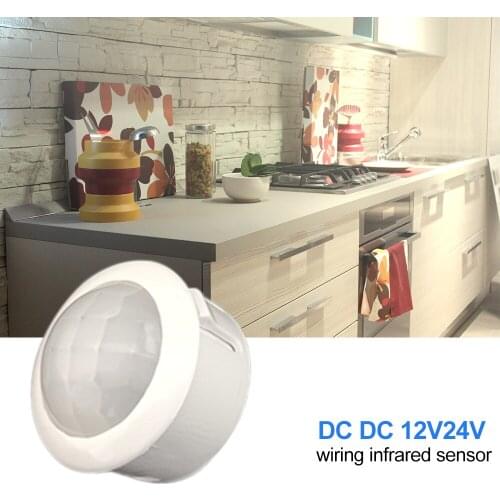 Body Induction Sensing Light Switch 18W DC 12V 24V Ceiling Lamp Downlight Human LED Strip Bed Closet Cabinet Light